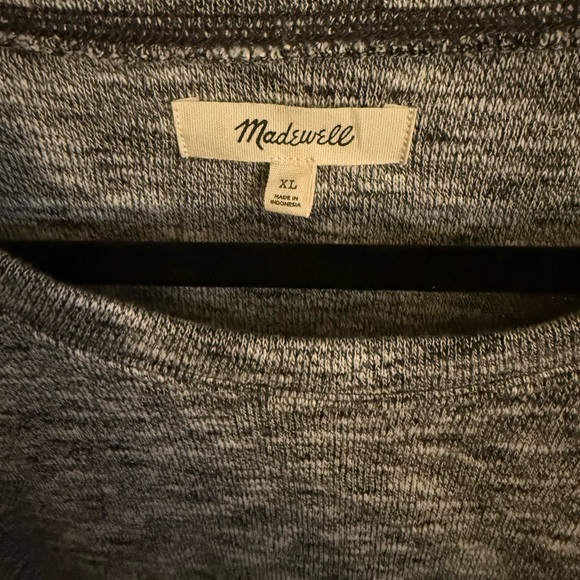 Madewell Charcoal Knit Top - Picture 3 of 3